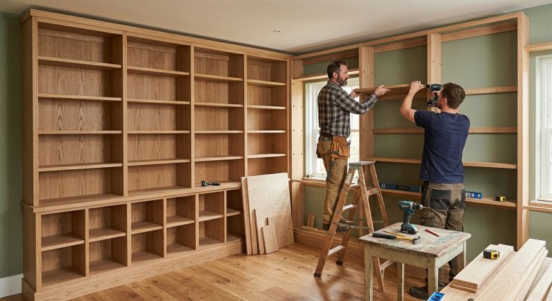 Bookcase Construction in Durham, NC
