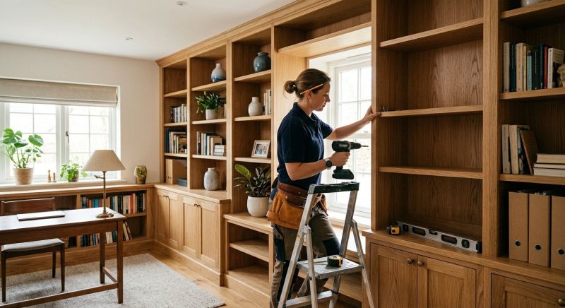 Built In Shelving Service in Durham, NC