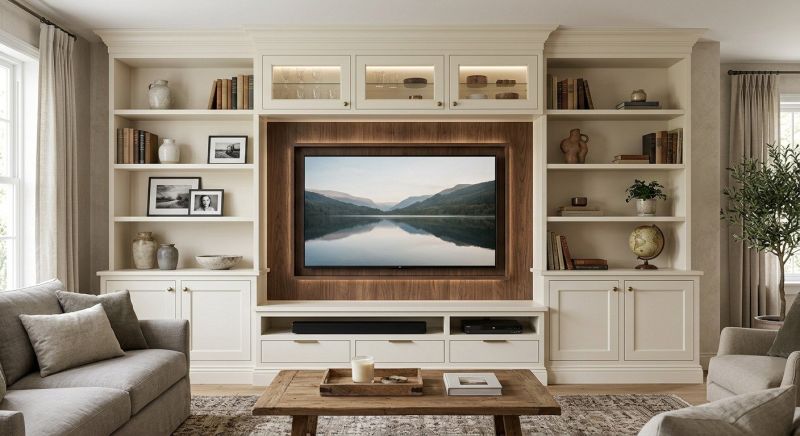 Built In Tv Cabinetry in Woodbridge, VA