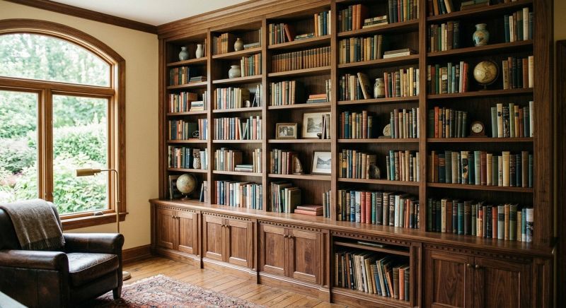 Custom Bookshelves Service in Charlotte, NC