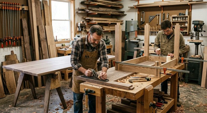 Custom Furniture Construction in Durham, NC