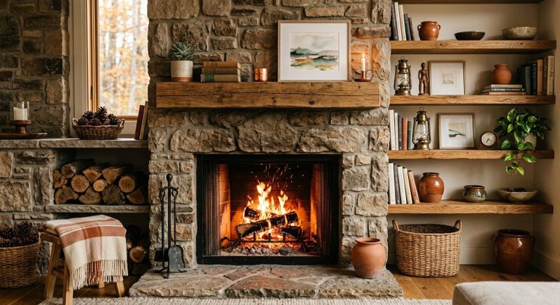 Fireplace Shelves Installation in Annapolis, MD