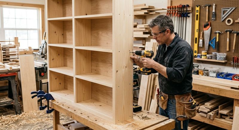 Bookcase Construction in Frederick, MD