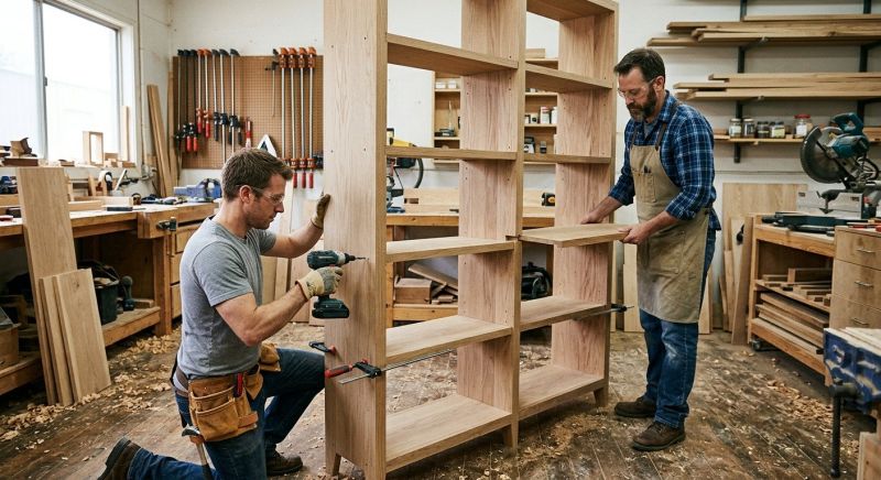 Bookcase Construction in Fairfax, VA