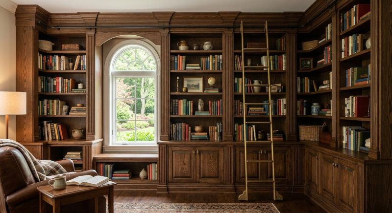Bookcase Construction in Woodbridge, VA