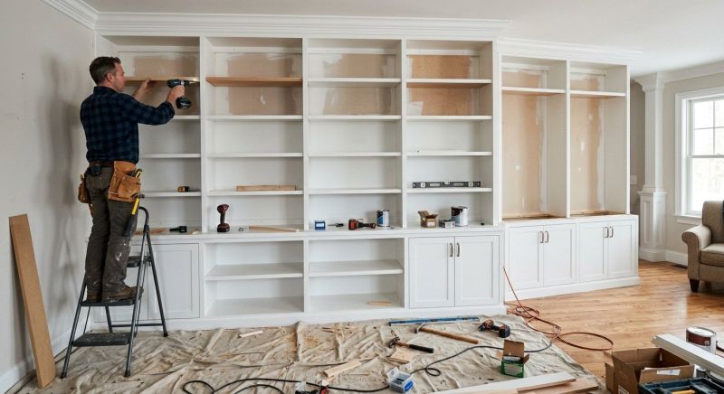 Bookcase Installation in Woodbridge, VA