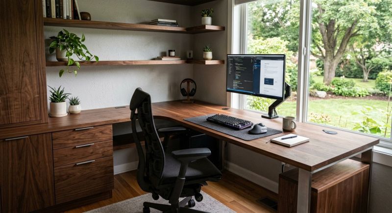 Custom Desk Installation in Frederick, MD