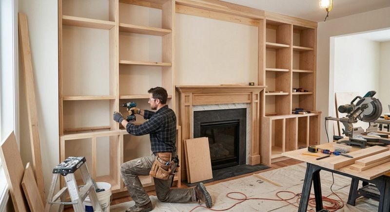 Fireplace Built Ins Installation in Greensboro, NC