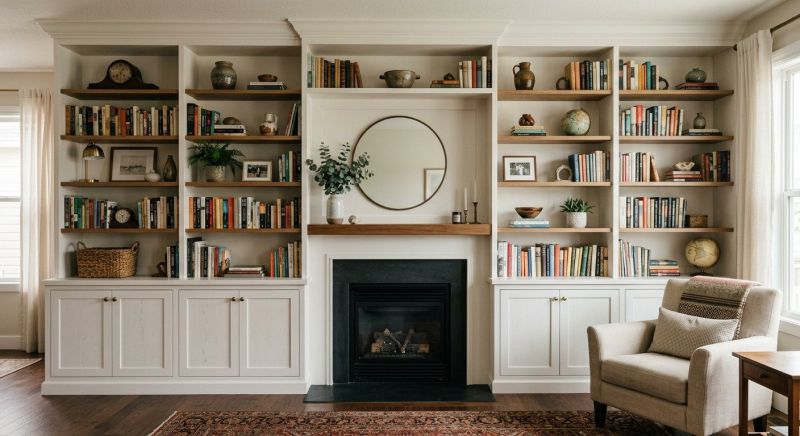 Fireplace Shelves Installation in Annapolis, MD