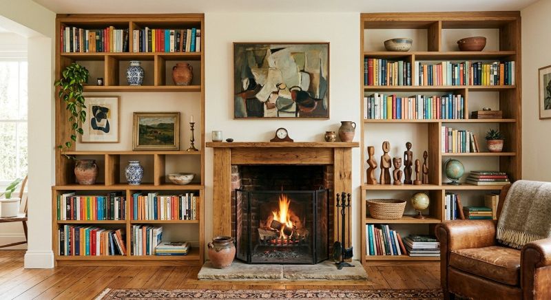 Fireplace Shelves Installation in Frederick, MD